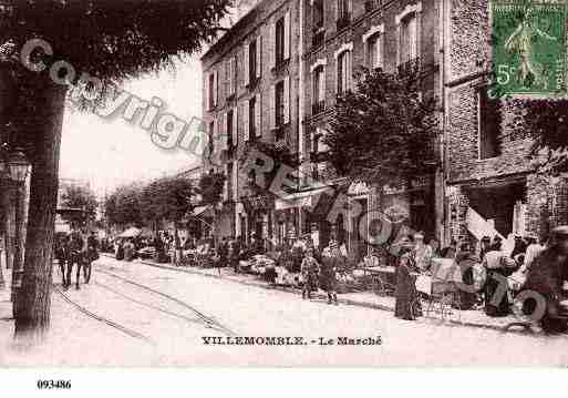 Ville de VILLEMOMBLE, carte postale ancienne