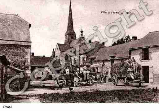 Ville de VILLERSDEVANTLETHOUR, carte postale ancienne