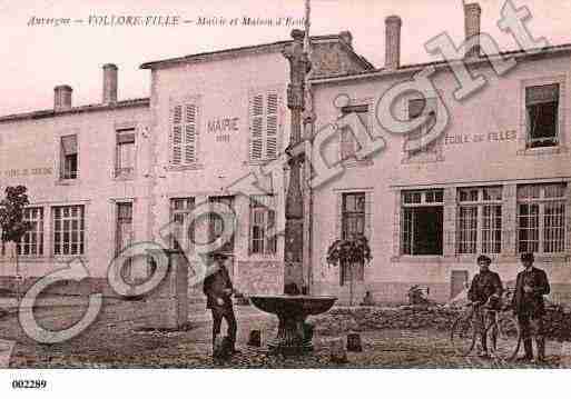 Ville de VOLLOREVILLE, carte postale ancienne