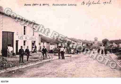 Ville de XURES, carte postale ancienne