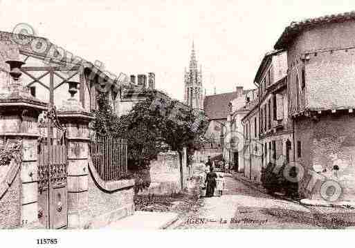 Ville de AGEN, carte postale ancienne