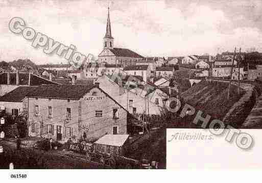 Ville de AILLEVILLERSETLYAUMONT, carte postale ancienne