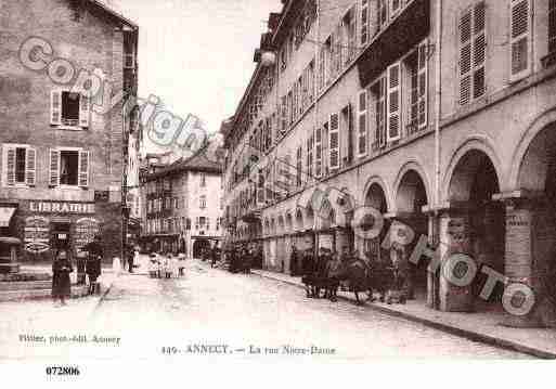 Ville de ANNECY, carte postale ancienne