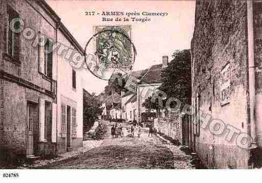 Ville de ARMES, carte postale ancienne