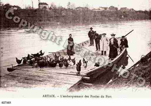 Ville de ARTAIX, carte postale ancienne