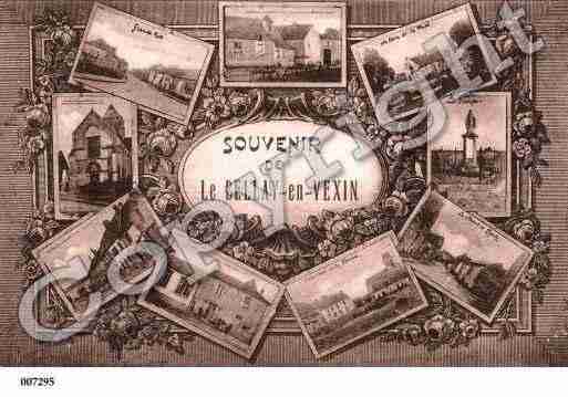 Ville de BELLAYENVEXIN(LE), carte postale ancienne