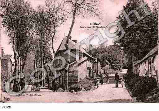 Ville de BERNAY, carte postale ancienne