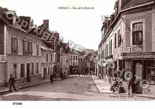 Ville de BERNAY, carte postale ancienne