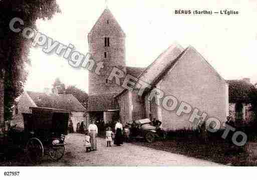 Ville de BERUS, carte postale ancienne