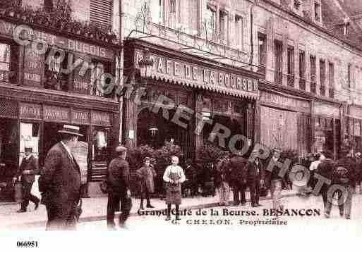 Ville de BESANCON, carte postale ancienne
