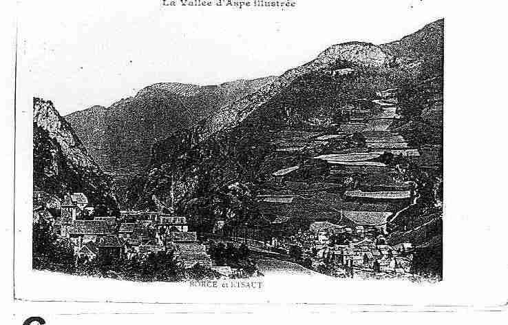 Ville de BORCE, carte postale ancienne