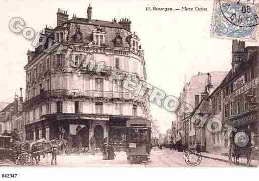 Ville de BOURGES, carte postale ancienne