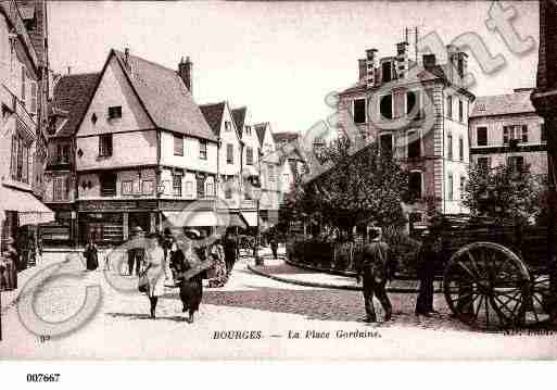 Ville de BOURGES, carte postale ancienne