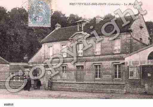 Ville de BRETTEVILLESURODON, carte postale ancienne