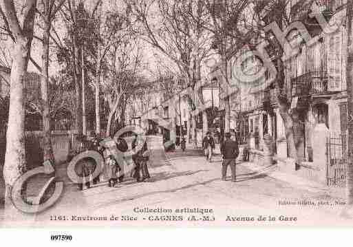 Ville de CAGNESSURMER, carte postale ancienne