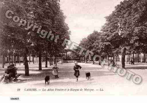 Ville de CAHORS, carte postale ancienne