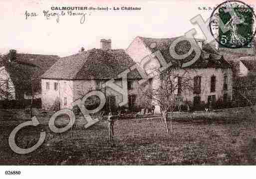 Ville de CALMOUTIERS, carte postale ancienne