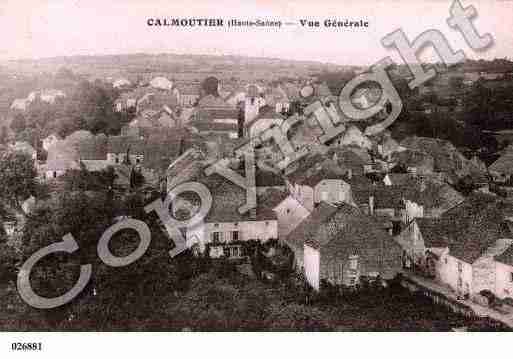 Ville de CALMOUTIERS, carte postale ancienne