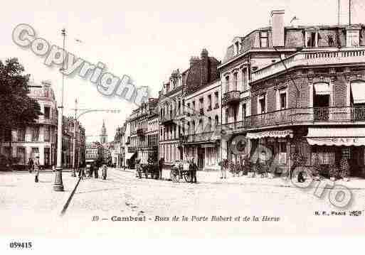 Ville de CAMBRAI, carte postale ancienne