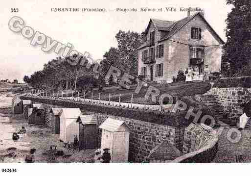 Ville de CARANTEC, carte postale ancienne