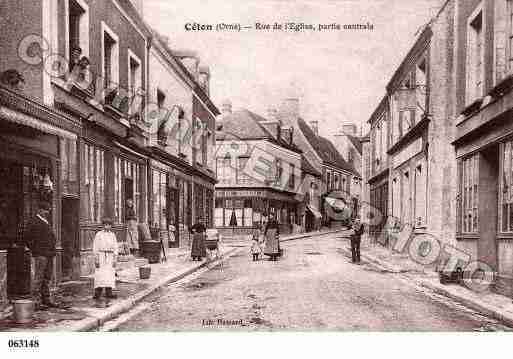 Ville de CETON, carte postale ancienne