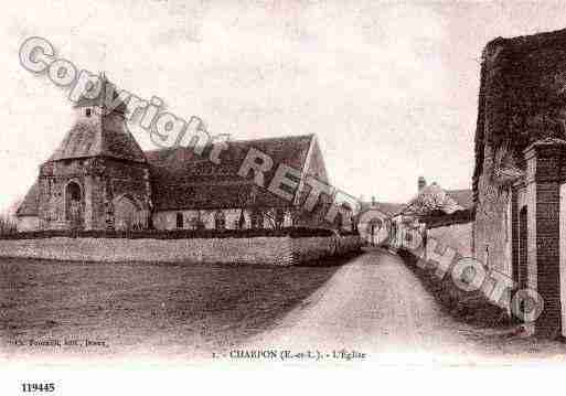 Ville de CHARPONT, carte postale ancienne