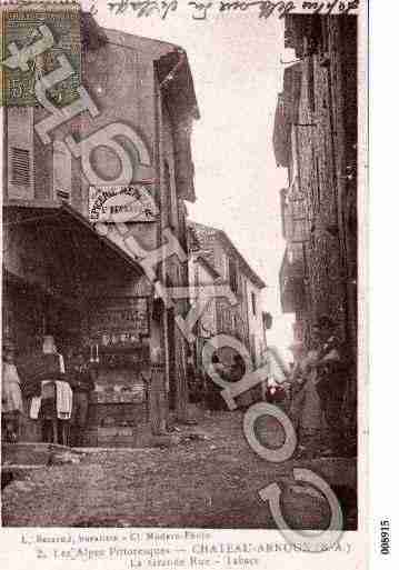 Ville de CHATEAUARNOUX, carte postale ancienne