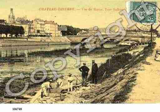 Ville de CHATEAUTHIERRY, carte postale ancienne