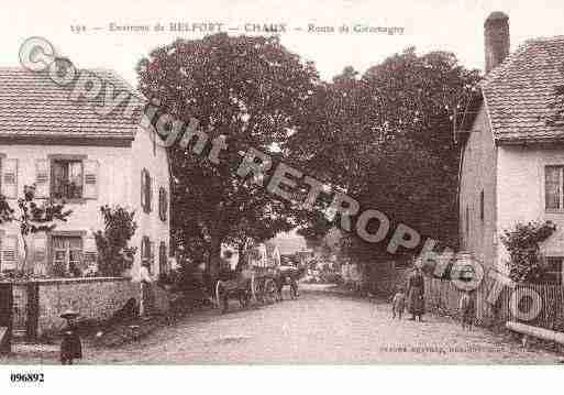 Ville de CHAUX, carte postale ancienne Ville de CHAUX, carte postale ancienne