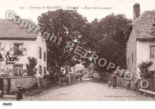 Ville de CHAUX, carte postale ancienne