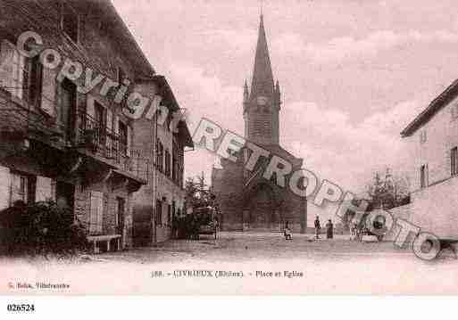 Ville de CIVRIEUXD'AZERGUES, carte postale ancienne