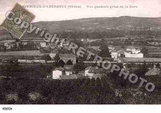 Ville de CIVRIEUXD'AZERGUES, carte postale ancienne