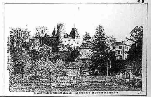 Ville de CIVRIEUXD'AZERGUES, carte postale ancienne