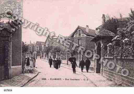 Ville de CLAMART, carte postale ancienne