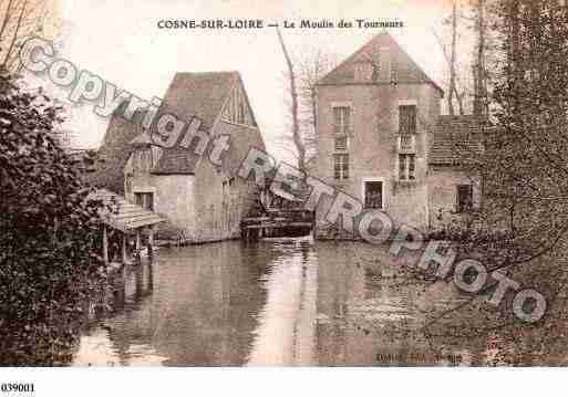 Ville de COSNESURLOIRE, carte postale ancienne