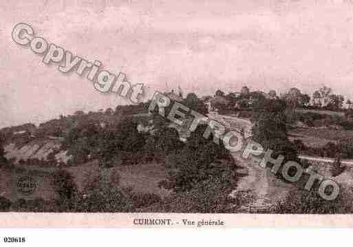 Ville de CURMONT, carte postale ancienne