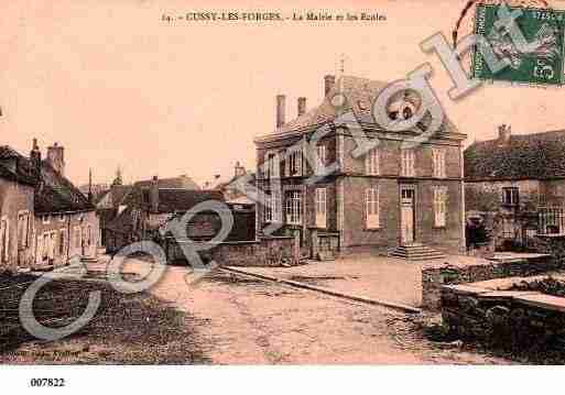 Ville de CUSSYLESFORGES, carte postale ancienne