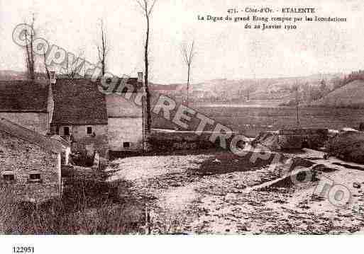 Ville de ETALANTE, carte postale ancienne