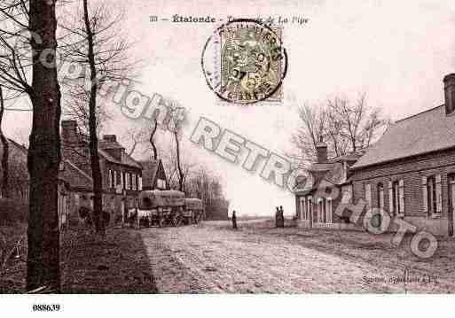 Ville de ETALONDES, carte postale ancienne