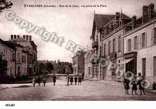 Ville de ETAULIERS, carte postale ancienne