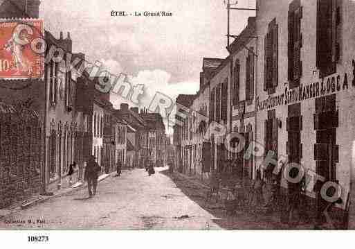 Ville de ETEL, carte postale ancienne