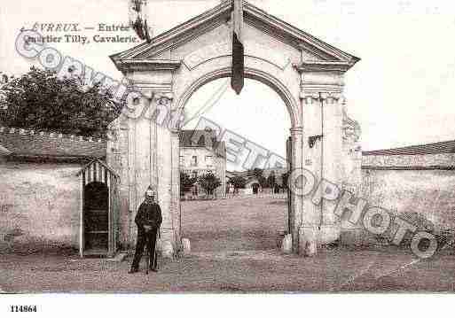 Ville de EVREUX, carte postale ancienne