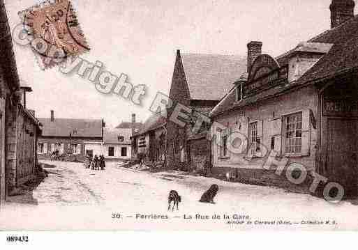 Ville de FERRIERES, carte postale ancienne