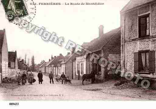 Ville de FERRIERES, carte postale ancienne