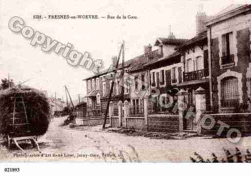 Ville de FRESNESENWOEVRE, carte postale ancienne