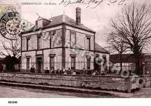 Ville de GERMAINVILLE, carte postale ancienne Ville de GERMAINVILLE, carte postale ancienne