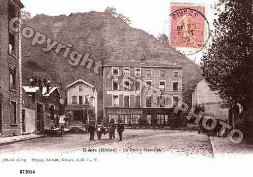 Ville de GIVORS, carte postale ancienne