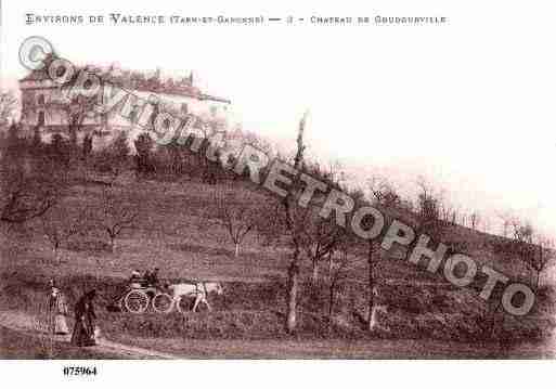 Ville de GOUDOURVILLE, carte postale ancienne