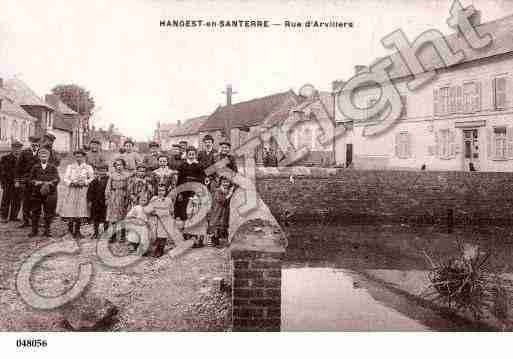 Ville de HANGESTENSANTERRE, carte postale ancienne