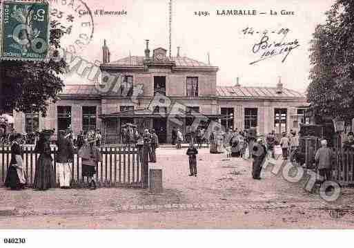 Ville de LAMBALLE, carte postale ancienne